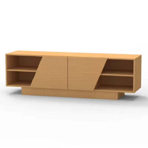 High Quality Wooden Mdf modern tv Cabinet Nordic Style with Storage Made in Malaysia 2644